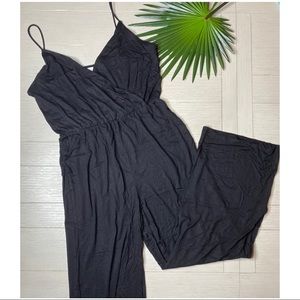 H&M Black Spaghetti Strap Jumpsuit
